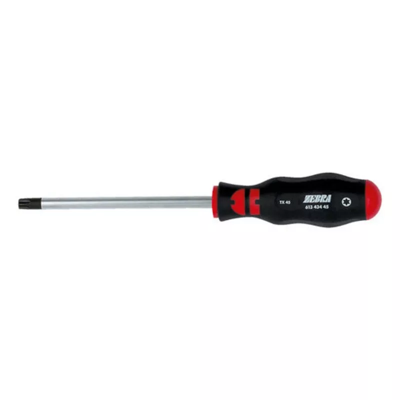 ZEBRA Torx Screwdriver - Round Blade - TX45 x 130mm Long