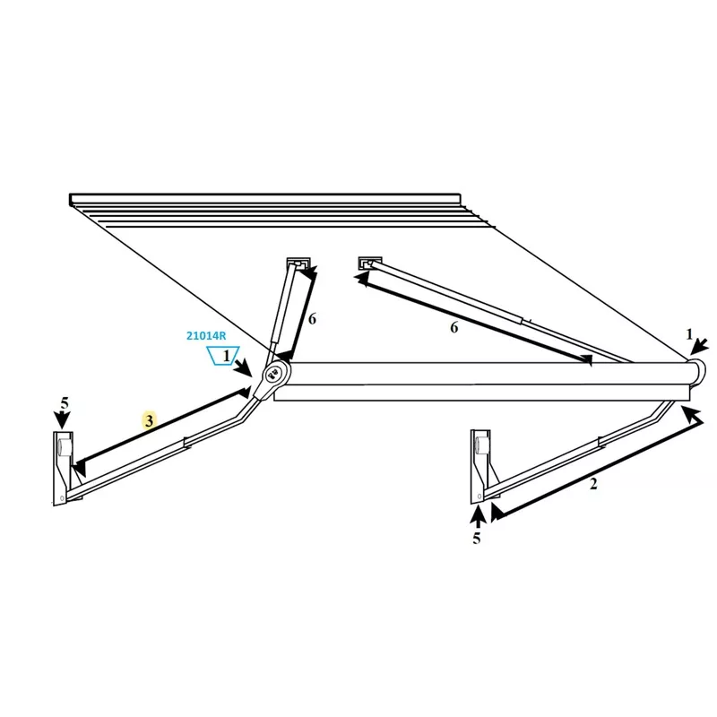 Zip Dee Complete Head Casting Assembly, Rear for Relax 12V Electric Contour Hardware – 215310R